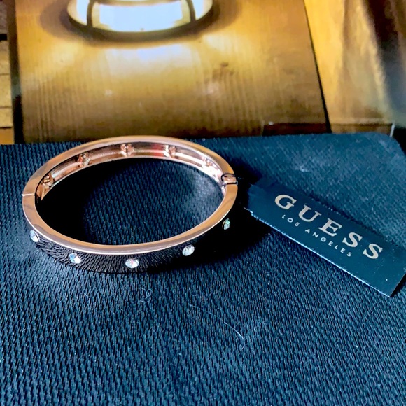 Guess Jewelry - Guess Rose Gold Bracelet with Crystals NWT